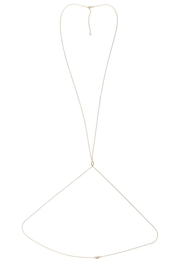 Marquise Morganite Bezel Body Chain