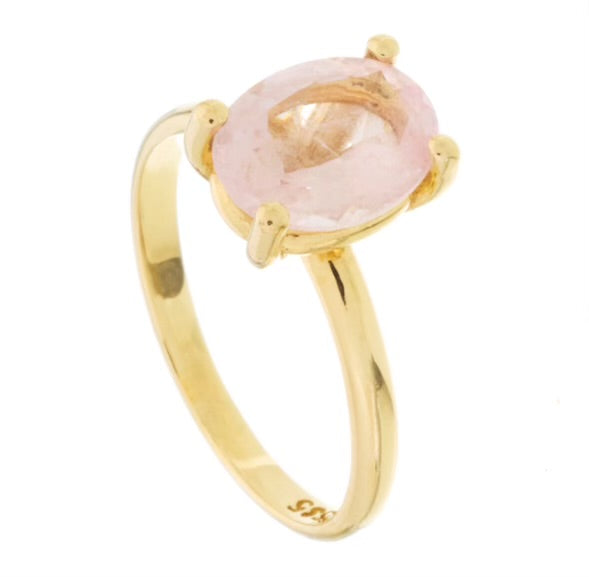 Oval Morganite Ring